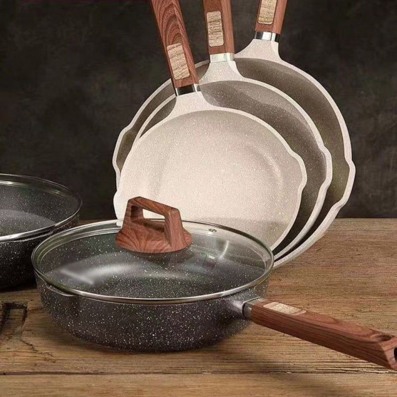 Experience Culinary Excellence with the Induction Cooker Non Stick Medical Stone Frying Pan